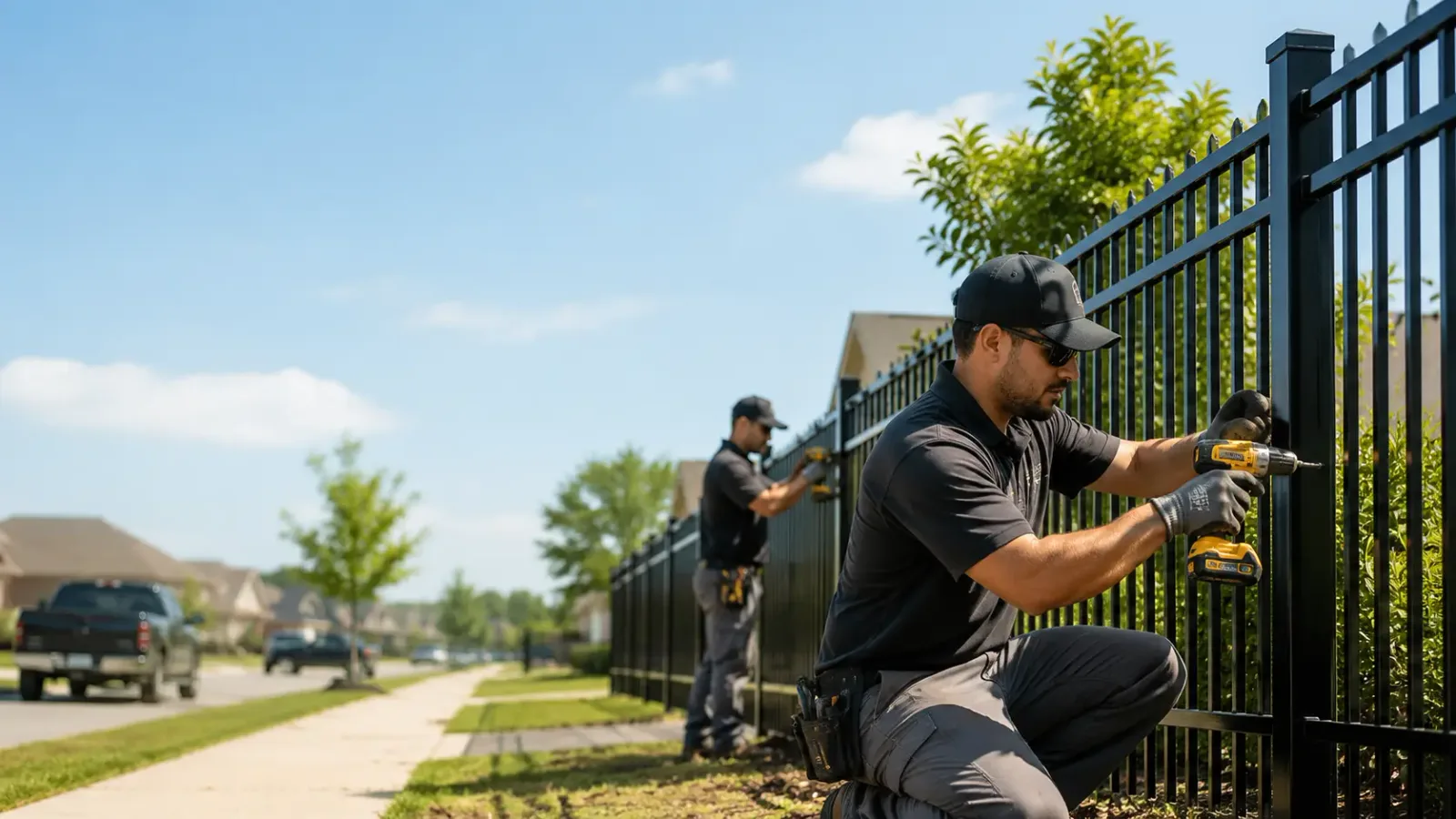 Metal Fence Installation in Racine, WI